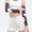 #464-Coffee, variant on Women's Ice Silk Sun Arm Sleeves, Color Block with Non-Slip Design,UPF 50+ Protection for Cycling, Outdoor Sports, and Daily Use