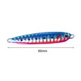 thumbnail image 4 of Señuelo de pesca de metal hundido, cuchara de fundición realista, cebos luminosos (azul), 4 of 4