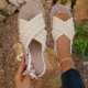 thumbnail image 1 of MKLEKYY Sandalias de Mujer para Playa, Sandalias de Tela de Verano A La Moda Con Punta Abierta para Mujer, Zapatos Casuales y Cómodos, 1 of 4