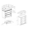 thumbnail image 3 of Maykoosh Mediterranean Magic Changing Table And 4-Drawer Chest Set, 3 of 4