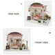 thumbnail image 2 of Dollhouse Miniature DIY Mini House Kit with Led Lights and Furniture for Gift Set, 2 of 5
