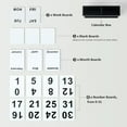 thumbnail image 4 of Wooden Block Perpetual Calendar for Desk, Daily Desktop Standing Flip Calendar with Large Display, Modern Farmhouse Aesthetic Desk Accessories for Home Office Decor, Reusable Yearly, Black, 4 of 14