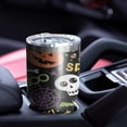 thumbnail image 4 of 30oz Happy Halloween Pattern Tumblers Stainless Steel Tumbler with Lid and Straw,Vacuum Insulated Double Wall Travel Tumbler Cups Mug with Cleaning Brush for Coffee,Tea, 4 of 7