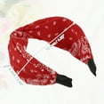 thumbnail image 5 of Knotted Wide Headband Fashion Hair Accessories for Women Girl Red 2.44" Width, 5 of 6
