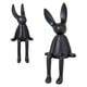 thumbnail image 3 of 2 Estatuas Decorativas De Conejo Sentado De Cerámica Para Estante, Adorno Para Sala De Estar, 3 of 8