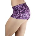 thumbnail image 2 of ToBeInStyle Women's Seamless Mini Booty Shorts - Fuchsia Leopard - One Size, 2 of 4