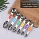 thumbnail image 2 of Cucharas medidoras de mano Juego de acero inoxidable para pasteles secos Panadería Chef Utensilios de cocina Niños Adultos Accesorios para herramientas de aceite de cocina 6 piezas, Colorido Inevent HA009706-02, 2 of 7