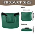 thumbnail image 2 of Haosy Dark Green Golf Mallet Putter Cover Strong Magnetic Leather Golf Club Headcover Closure, 2 of 7
