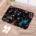 thumbnail image 5 of Note Non-Slip Polyester Office Rugs: Machine Washable Game Mat and Door Carpet, 5 of 6
