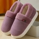thumbnail image 1 of Pantuflas para mujer - Pantuflas lavables - Pantuflas de otoño-invierno - Pantuflas clásicas de fieltro para hombre - Pantuflas de invierno acogedoras, 1 of 5