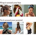 thumbnail image 5 of 8 unidades de coleteros para bufanda, lazos para el pelo, cinta de gasa para el pelo, cola de caballo, coleteros para mujer, 5 of 5