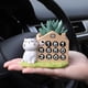thumbnail image 5 of Adorno creativo para salpicadero de , decoración de bonsái, planta en , , de juguete, número de teléfono de dibujos gato Yotijar adornos para salpicadero de coche, 5 of 8