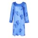 thumbnail image 2 of Vestido De Mujer Vestido elegante estampado Cuello redondo Vestidos sueltos Moda para boda (Azul XXXL) Cgtredaw para Mujer Azul T L, 2 of 8