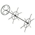 thumbnail image 3 of Multifunctional Metal Necklace Chain Bracelet Rotation Holder Jewelry Display Stand Rack Hanger, 3 of 5
