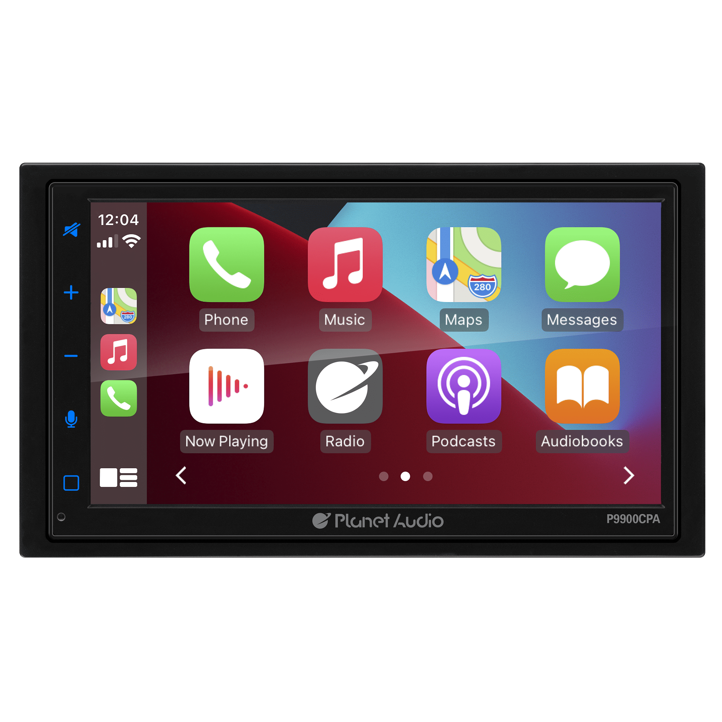 Reusachtig onthouden basketbal Planet Audio P9900CPA 2 Din Apple CarPlay Android Auto Car Audio Stereo  System - Walmart.com