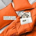 thumbnail image 5 of Bare Home Down Alternative Comforter Set - 3-Pieces - All Seasons - Full, Orange, 5 of 8