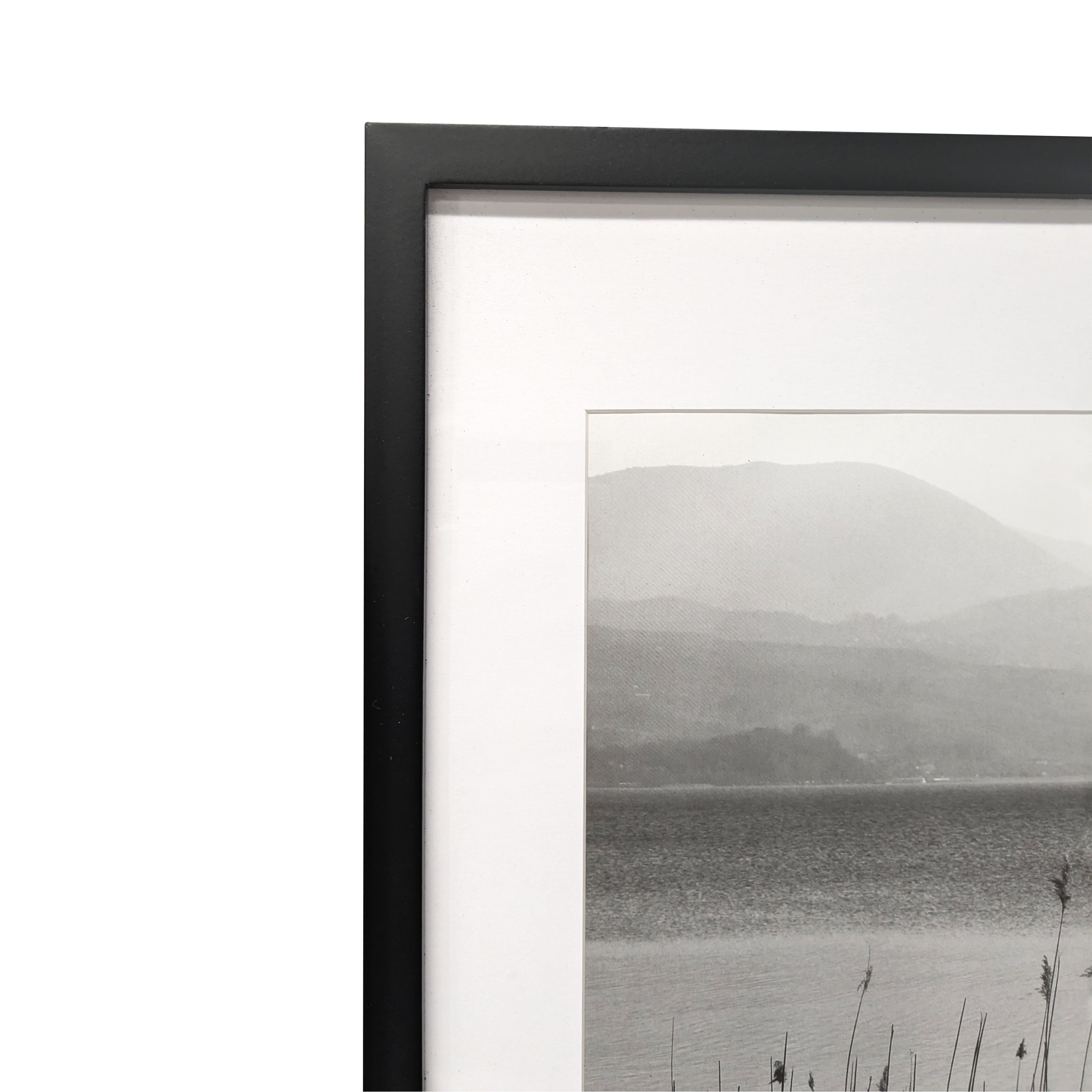(2 pack) Mainstays – 11x14 Picture Frame – Black Matted Gallery Linear Program Wall Photo Frame