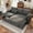 Dark Gray, variant on Betisef Sleeper Soft Bed,Pull Out Couch Bed with Storage Chaise,Iron Frame Soft Futon Sofa,Convertible Sleeper Couch for Living Room/Apartment/Office. (Corduroy L-Shape, Beige)
