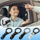 thumbnail image 1 of Llavero de coche para hombre | Llavero colgante de aleación y piel de vaca | Llavero ligero de titanio | Gancho de resorte y organizador de cuerda de cuero | Se adapta a la trabilla del cinturón, la, 1 of 5