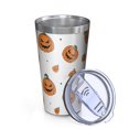 thumbnail image 2 of 16oz Tumblers Classic Halloween Pumpkins Pattern Stainless Steel Vacuum Insulated Double Wall Travel Tumbler Cups Mug with Lid and Straw,Cleaning Brush for Coffee,Tea, 2 of 4