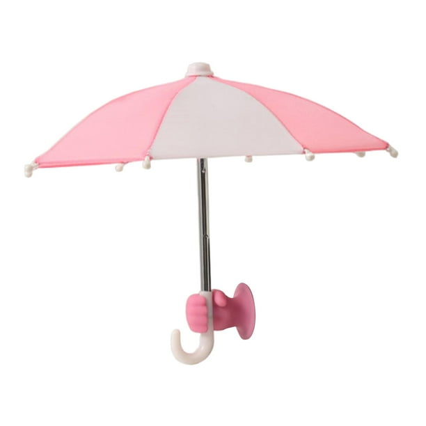 para teléfono, visera solar, soporte con ventosa portátil para exteriores, cubierta de sombra para fotografía, camping, smartphone, bicicleta rosado