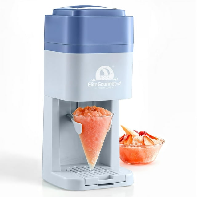 Máquina para hacer hielo raspado con forma de cono de nieve Elite Gourmet ESI2215P