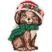 Mill Hill/Jim Shore Counted Cross Stitch Kit 5"X3.5"-Puppy