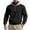 Black, variant on IWRICH Mens Casual Cotton Hoodies Drawstring Quarter Zip Pullover Sweatshirts XL