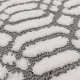 thumbnail image 3 of Mohawk Linkage Bath Mat Soft Absorbent Quick Dry Machine Washable Non-Slip Bathroom Mat, Flint/White, 20" x 34", 3 of 8