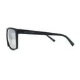 thumbnail image 3 of Kush Mens Oversized Flat Top Color Mirror Matte Plastic Rectangle Sunglasses Grey Logo - Silver Mirror, 3 of 4