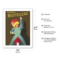 thumbnail image 2 of Cognac Boutelleau - Vintage French Advertising Poster by Leonetto Cappiello c.1919 - Fine Art Matte Paper Print (Unframed) 18x24in, 2 of 4