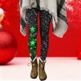 thumbnail image 2 of Women's Christmas Printed High Waisted Leggings - Butt Lift Squat-Proof Yoga Workout Pants with Pockets, Soft Stretchy Fall Winter Fitness Tights, 2 of 6