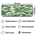 thumbnail image 2 of CURLYOOT Palm Leaves Green Leaf Runner Rug 2'x6' Washable Kitchen Runner Rug Indoor Non Slip Laundry Rugs Floor Carpet for Hallway Kitchen Entryway Bedroom Living Room, 2 of 9