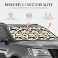 thumbnail image 4 of Lsque Game Controller 2 PCS Windshield Sun Shade | CarFoldable Window Covers | Car Accessories Reflect UV for Universal Cars SUV Truck-Large, 4 of 6