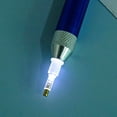 thumbnail image 2 of Blue Diamond Painting Drill Pen Set with LED Light & 30mm Magnifier - Includes 4 Interchangeable Tips (1/3/6/9 Drill) - Battery-Operated (2x AAA Not Included) - Plastic Craft Tool for Efficient, 2 of 6