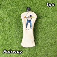thumbnail image 1 of Housse de Club de Golf Housse de Tête Housse de Protection Conducteur Allée Hybrides en Bois Housse de Poussoir Nouvelle Édition Limitée Allée Beige, 1 of 5