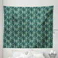 thumbnail image 1 of Cactus Theme Tapestry, Cold Toned Succulent Plant Orderly Repeated Pattern Illustration, Fabric Wall Hanging Decor for Bedroom Living Room Dorm, 5 Sizes, Grey Teal and Mint Green, by Ambesonne, 1 of 1