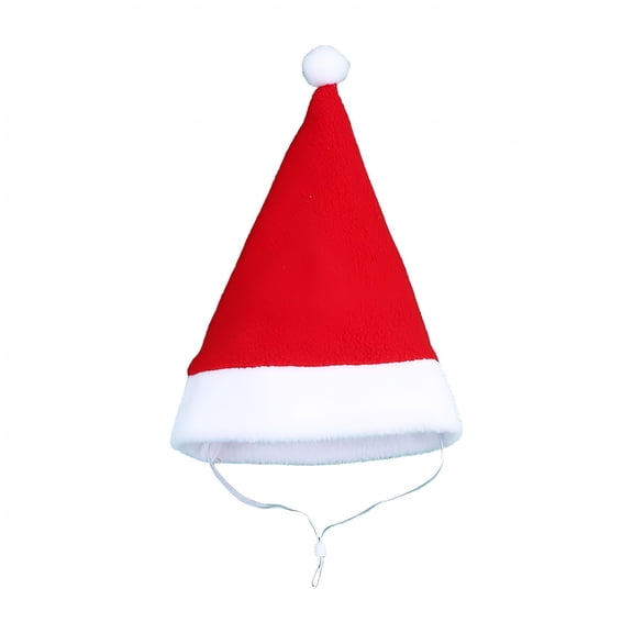 TELOLY Large Breeds Costume Santa Hat Christmas Pet Plush Hat Party Headwear Dogs Cats Festival Clothing Cosplay Accessories Dog Hats for Large Dogs