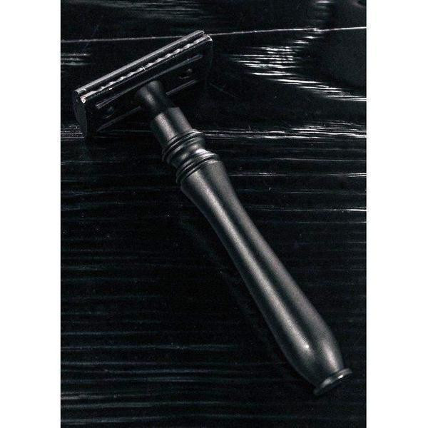 WCS Midnight Collection Razor 77B, Black Stainless Steel-Open Comb