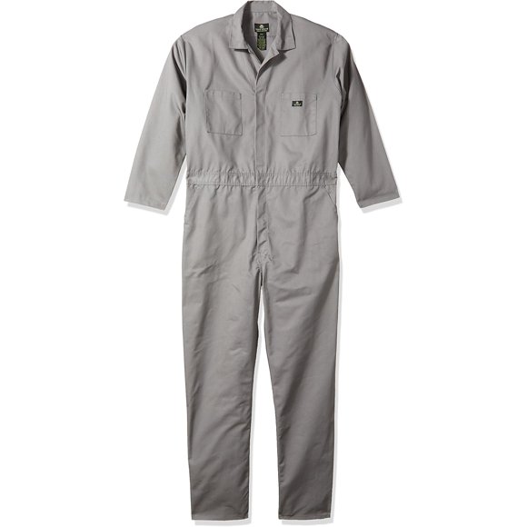 NATURAL WORKWEAR - Mens Long Sleeve Basic Blended Work Coverall Includes Big Tall Sizes - Order 1 Size Bigger