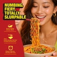 thumbnail image 3 of JWAY Sichuan Pepper Stir Fry Noodles, Deep-fried Instant Ramen with Chili Oil, Spicy Dry Tossed Noodles, Real Vegetable Pack, Rich Chili Flavor, Quick & Easy Ready Meal, 3.20 oz (Pack of 12), 3 of 9