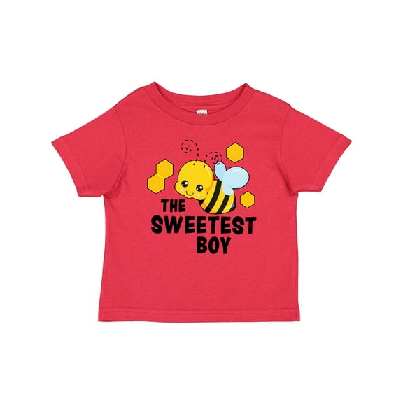 Inktastic The Sweetest Boy with Bee and Honey Combs Boys or Girls Baby T-Shirt