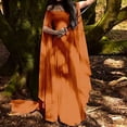 thumbnail image 1 of Costumes de Cosplay pour Femmes Halloween Gothique Rétro Robe Corset à Manches Longues, 1 of 5