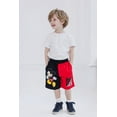 thumbnail image 3 of Disney Mickey Mouse Toddler Boys French Terry 3 Pack Shorts Infant to Little Kid, 3 of 5