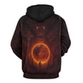 thumbnail image 2 of LAOLIUSN Men's Traditional Dragon Hoodie Funny Anime Graphic Sweatshirts Size S–4XL, 2 of 7