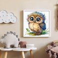 thumbnail image 1 of Cuadros Decorativos Juego de pintura de diamantes 5D DIY completo taladro redondo Animal Kit decoración del hogar 2 uds DQrwqpou embutido en tela, 1 of 7