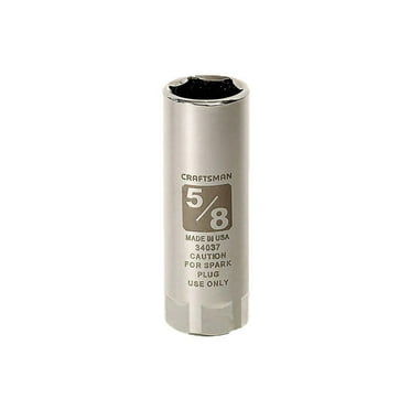 Craftsman 5/8 in. X 1/2 in. drive SAE 6 Point Spark Plug Socket