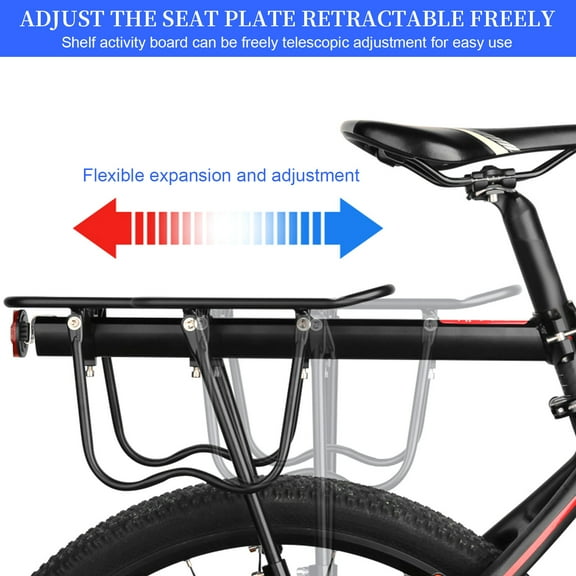 Bike Rear Carrier Rack Durable Alloy Mountain Bicycle Luggage Carrier