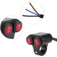 thumbnail image 3 of Interruptor de motocicleta Qiilu, interruptor universal de 22 mm para manillar de motocicleta, faros, frenos, luces antiniebla, bocina, interruptor de botón de control dual (B), 3 of 5