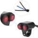 thumbnail image 3 of Interruptor de motocicleta Qiilu, interruptor universal de 22 mm para manillar de motocicleta, faros, frenos, luces antiniebla, bocina, interruptor de botón de control dual (B), 3 of 5